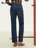 【暖炎绒】波顿女士四季 牛仔长裤 高腰阔腿 直筒藏肉复古口袋款LE332324 商品缩略图2