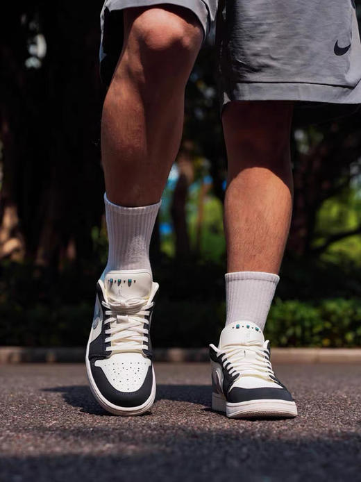 古玩风A*J1板鞋！乔D耐の 缓震抓地 情侣气垫运动鞋 商品图8