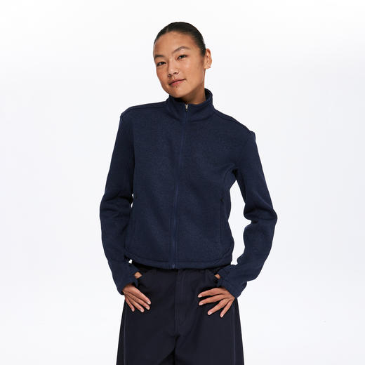 oneup运动户外抓绒女式拉链夹克 商品图2