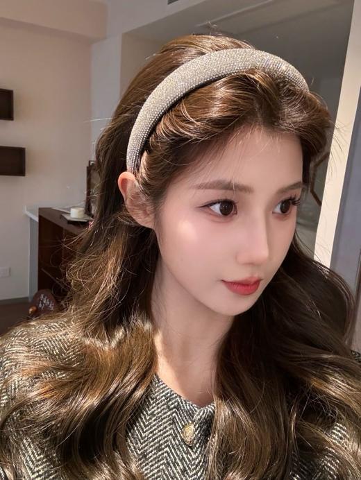 Binailu比奈鹿高定张雨绮同款推荐满钻款发箍 商品图5