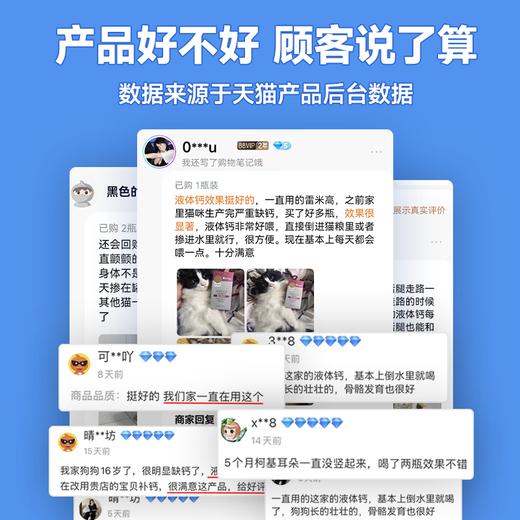 【会员专享】雷米高狗狗液体钙健骨补钙幼犬小型犬大型犬猫咪宠物通用狗钙片 商品图4
