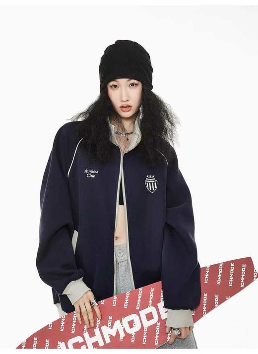 【GZ】无忧购 刺绣图案立领棒球服外套1923（截单后3-5天发货） 商品图7