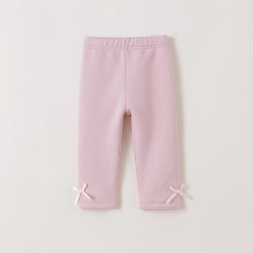 马克珍妮女童立体蝴蝶结加绒加厚弹力打底裤2025年冬装新款551336 商品图2