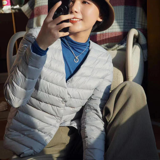 羽绒内胆马甲/长袖，甄选白鸭绒填充，简约有型（3-5天发） 商品图4