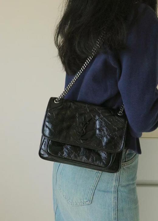 BT323 圣罗兰niki 黑色22/28CM双尺寸（BT*MM） 商品图4