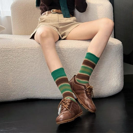 JEHURFIE/纪华菲 全羊皮音符德训鞋 时尚百搭 舒适柔软 商品图3