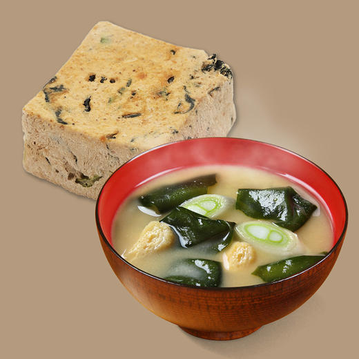 大森屋日式味噌裙带菜油豆腐蔬菜冻干速食汤8人份 商品图1