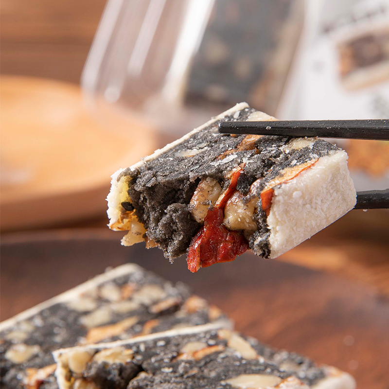 【五黑核桃奶酥】五种黑色谷物+核桃仁！香甜软糯，甜中夹脆，厚实有料！口感丰富，不黏牙不掉渣 ，营养又美味 ！