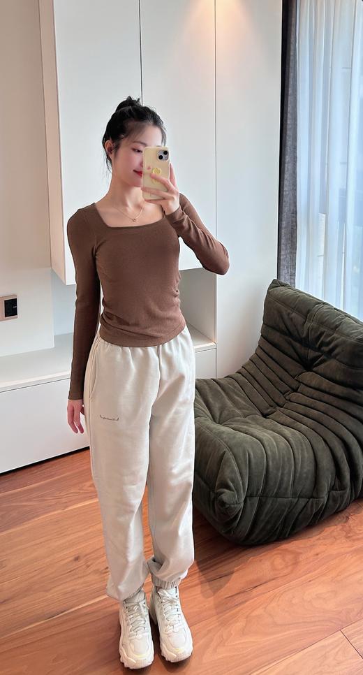 性感滋润罗纹长袖 热特姆保暖+7A抗菌 鱼肝油养肤 方领自带BRA 商品图8