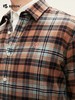 [抗菌除臭]波顿男士春秋冬季 衬衫 磨毛格纹 柔暖合身休闲长袖款MS066324 商品缩略图4