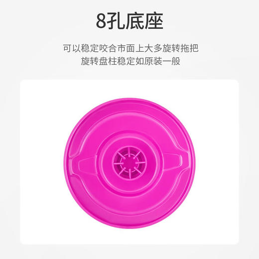 【美丽雅旋转拖把通用】美丽雅旋转手压式甩干旋转拖把（单拖把） 商品图4