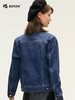 波顿女士四季 短款牛仔外套 宽松舒适 牛仔蓝复古百搭款LJ922324 商品缩略图2
