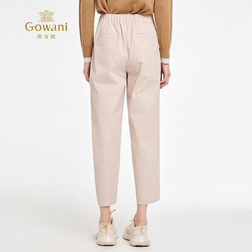 乔万尼新品2025秋轻盈云感显瘦九分弯刀裤ED3F327 商品图4