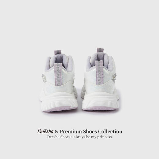 笛莎Deesha 女童童鞋2025冬季新款休闲加绒高帮运动鞋 商品图4