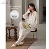 可人儿春秋季带胸垫奥力棉女士长袖长裤睡衣可外出纯棉家居服套装 商品缩略图0