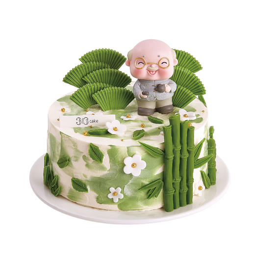 青竹贺寿 ‧ 鲜果奶油蛋糕，可选1.5/2.5/6磅  | 36 CAKE 商品图5