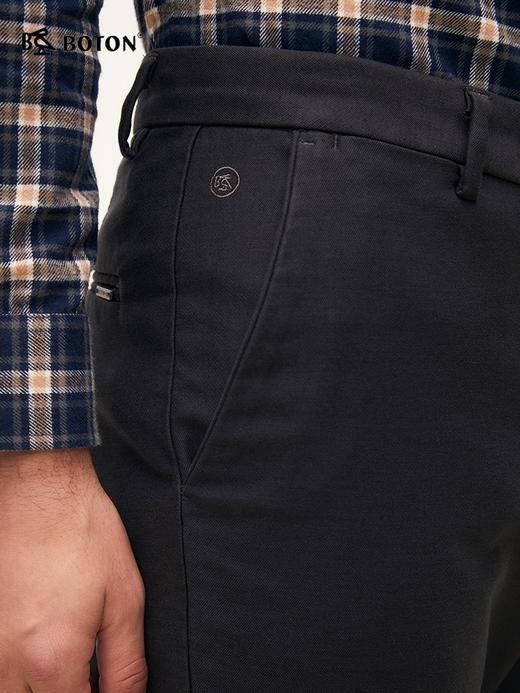 波顿男士春秋冬 休闲裤 直筒柔暖 合身百搭长裤ME923324 商品图4