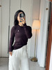 天丝羊毛圆领基础打底长袖上衣  精致小鹿刺绣 简单百搭  可以单穿可叠穿 商品缩略图1