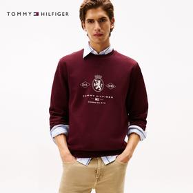 TOMMY 卫衣男  MW40048-XIH 酒红色.