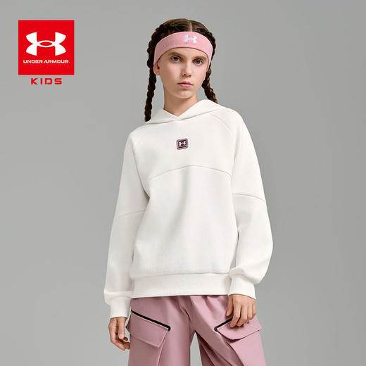 【正品直发】Under Armour安德玛儿童设计师款棉感连帽卫衣253303166/6004991超低折扣 商品图1