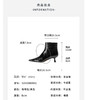 Westory2025年冬季小方头中跟抓邹牛油皮简约百搭短靴S25DS85931 商品缩略图10