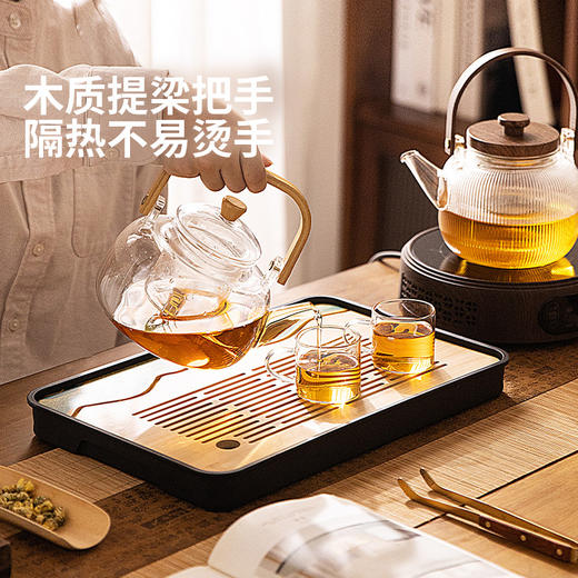 摩登主妇围炉煮茶套装2025新款电陶炉蒸煮茶壶器具全套玻璃烧水壶 商品图1