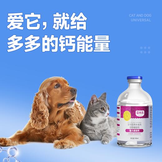 【会员专享】雷米高狗狗液体钙健骨补钙幼犬小型犬大型犬猫咪宠物通用狗钙片 商品图3
