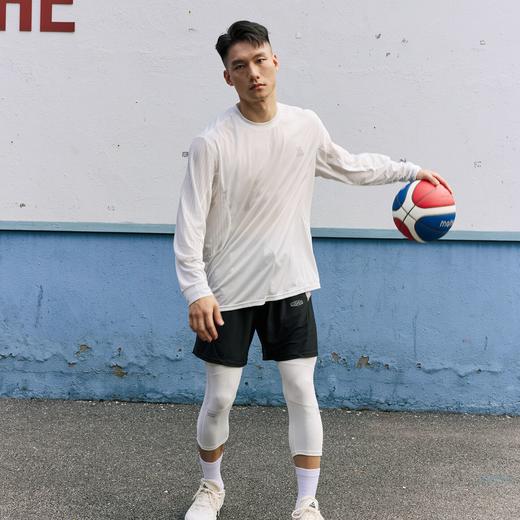 录士LUSHISI韧性主题长袖HC系列专业实战运动紧身长t恤篮球健身男 商品图4