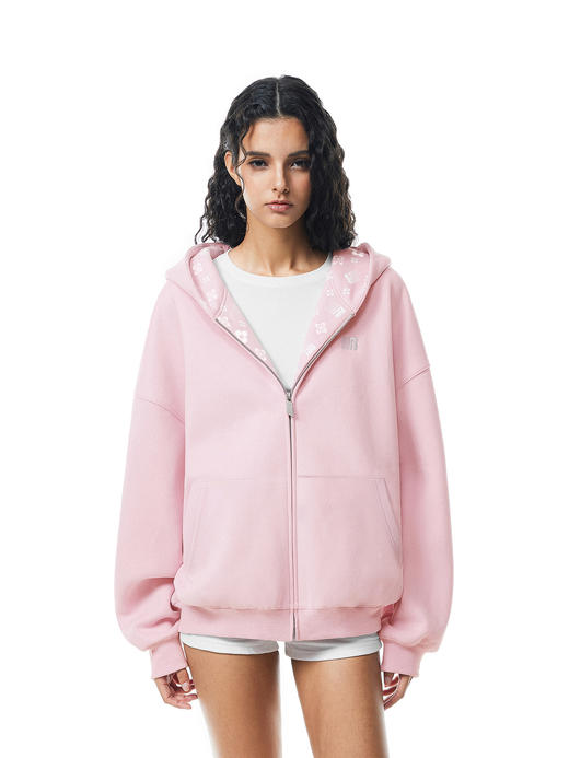 【限时7折】FDR官方店 美式印花开衫连帽卫衣外套男女春秋季加厚情侣拉链上衣 商品图2