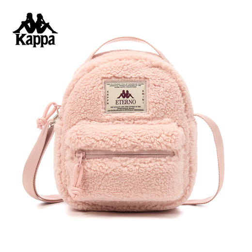 Kappa  羊羔绒书包女2025新款秋冬季迷你单肩背包斜挎包K0F88BD30 商品图1