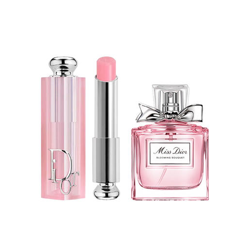 春季焕新【全球购】「送礼盒礼袋」迪奥Dior花漾甜心淡香水50ml + 魅惑变色唇膏正装3.4g（001/004） 商品图5