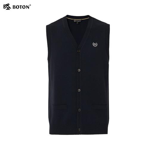 波顿男士 春秋毛衣马甲 V 领开衫 合身百搭休闲款MU750324 商品图4