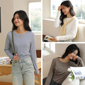  89元3件 | 这件神仙打底衫也太绝了!很显瘦很百搭~