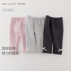 马克珍妮女童立体蝴蝶结加绒加厚弹力打底裤2025年冬装新款551336 商品缩略图0