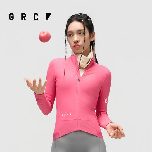 GRC桀骜无尽秋冬新款TECH系列长袖反光抓绒公路自行车骑行服女 商品图1