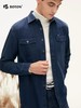 波顿男士 牛仔衬衫 利落百搭 宽松全棉耐穿长袖MS070324 商品缩略图1