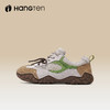 HANGTEN欢腾女士真皮软底轻便徒步休闲复古德训鞋运动鞋F5293013DD 商品缩略图3
