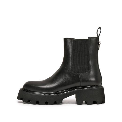 【云粉节】【思加图】BF楼思加图2025新款英伦风棕色切尔西靴烟筒靴中靴厚底女靴子Z1455, 吊牌价2090，活动价1598 商品图1