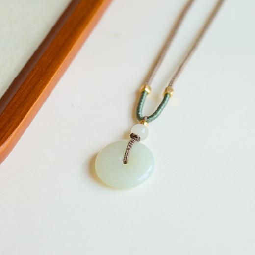 【普陀山】和田玉平安扣吊坠 健康平安 可送人自用 商品图1