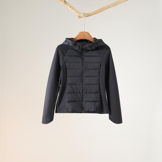 西子/彩虹巧克力800P鹅绒弹力修身轻量连帽羽绒服/WTYF0272 商品图1