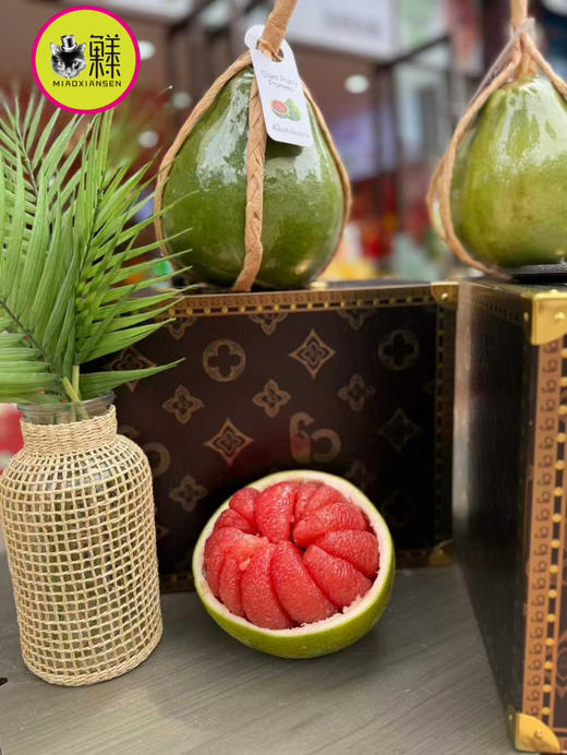 【礼盒土豪柚】泰国皇室血柚（暹罗国的红宝石柚）5A超大果2枚入（包邮） 商品图6