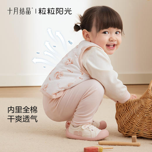 粒粒阳光婴儿马甲秋冬男女宝宝新生儿童坎肩夹棉保暖背心 商品图3