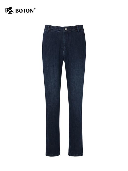 波顿男士秋冬 牛仔裤 加绒弹力直筒 合身暖适休闲长裤ME885523 商品图4