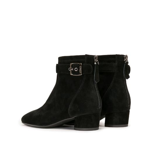 【云粉节】【思加图】BF楼思加图2025新款气质通勤时装靴棕色短靴粗跟美拉德女靴子Y8901, 吊牌价1790 商品图1