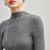 「自」全新升级【铂金会员266/天猫359/差价93】(12657)洛诗琳无缝一体针织上衣2025秋冬新款纯色百搭半高领羊毛衫 商品缩略图1