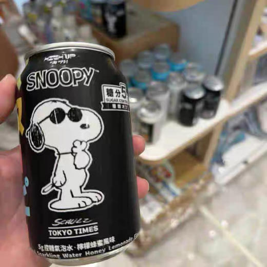 台湾史努比原味气泡水330ml 商品图0