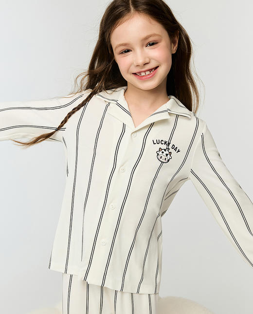 5楼爱慕儿童奶皮仔家居服上衣 AK341J521 商品图2