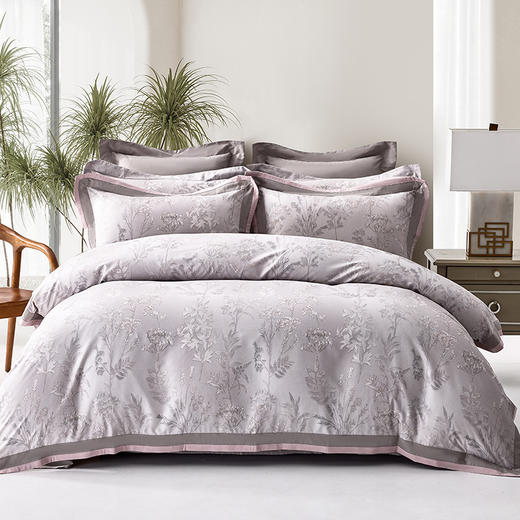 多喜爱 70S云丝缎磨绒床上用品四件套 花汀/素影hl 【优质长绒棉】【云丝缎磨绒】【欧式复古】多款可选 宽边工艺 礼盒包装 商品图6