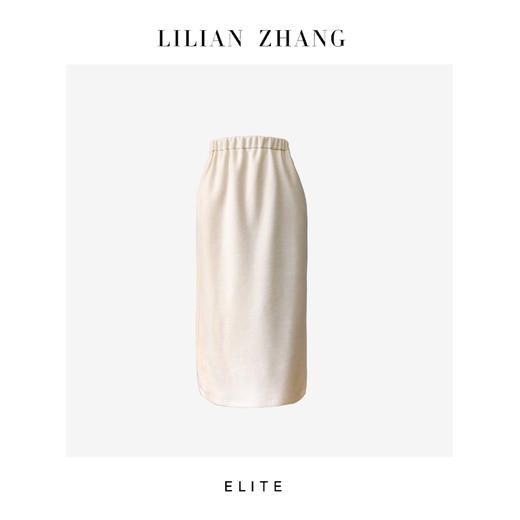 定制—静奢风 —都市摩登—法式慵懒—针织羊绒醋酸H型半身裙 2503019 商品图0