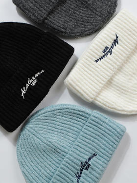 中性刺绣针织帽(M) 针织帽-纪念日百货门店同款165199556